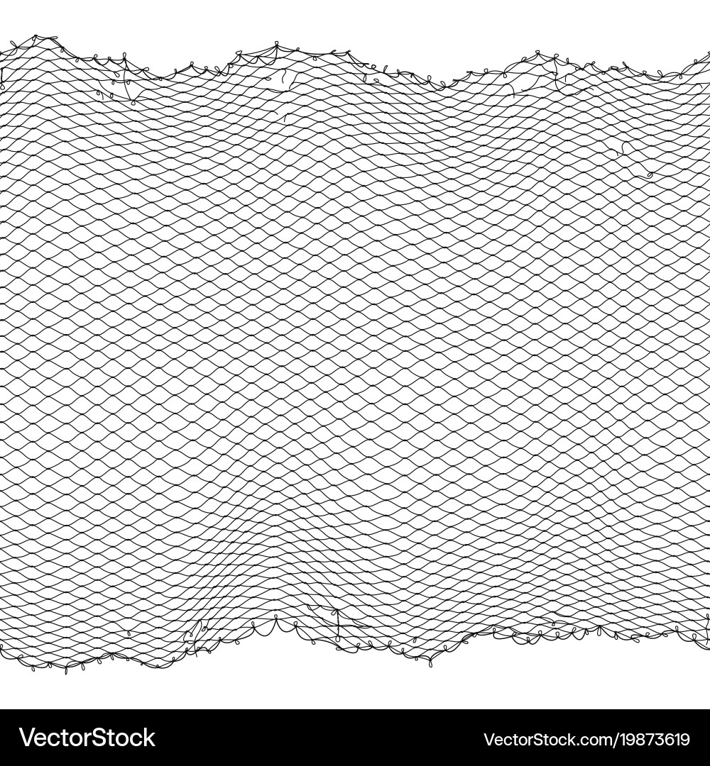 Black Fisherman Net Textur Vektorbild