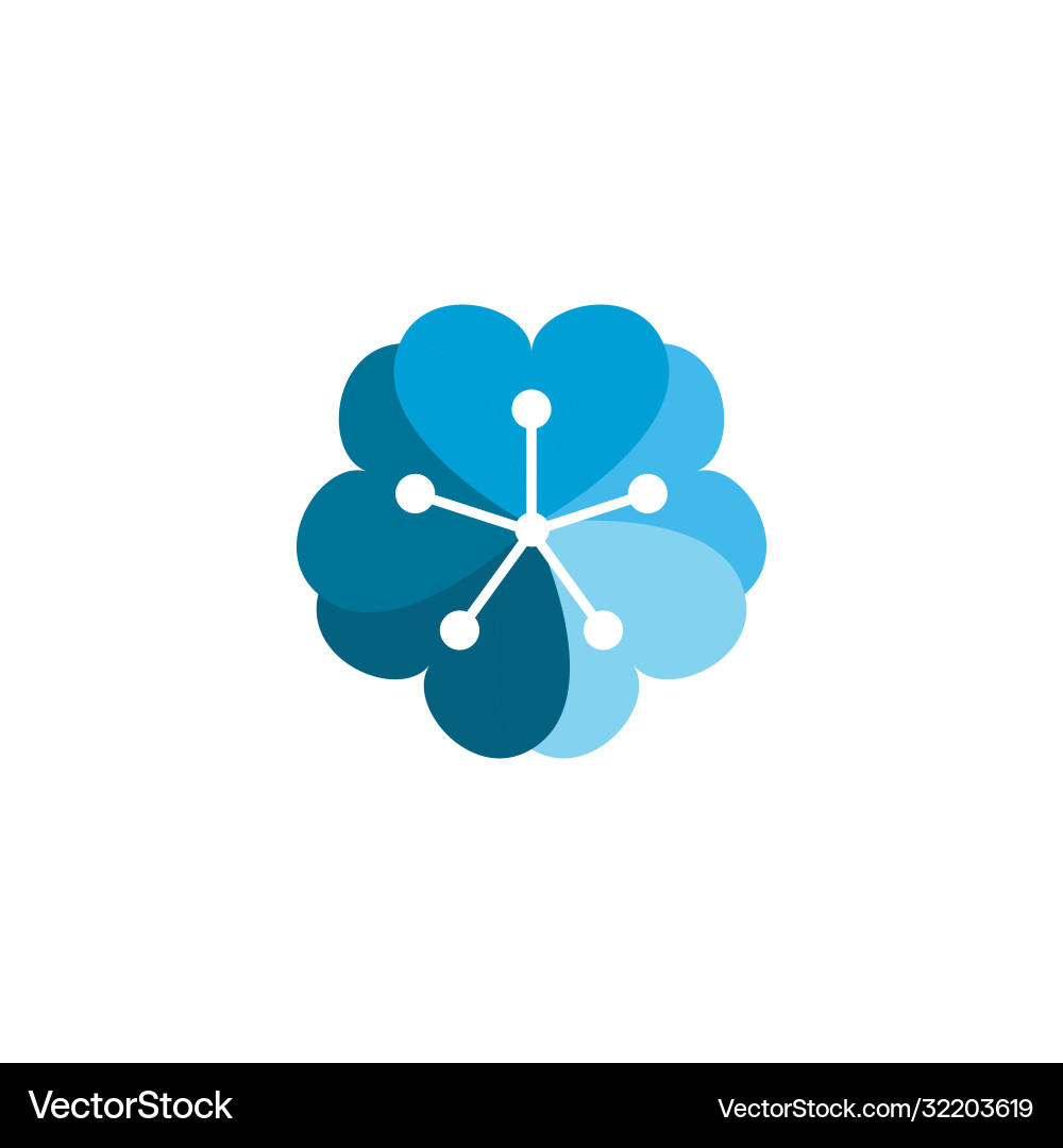 Flower icon design Flower icon design vector image