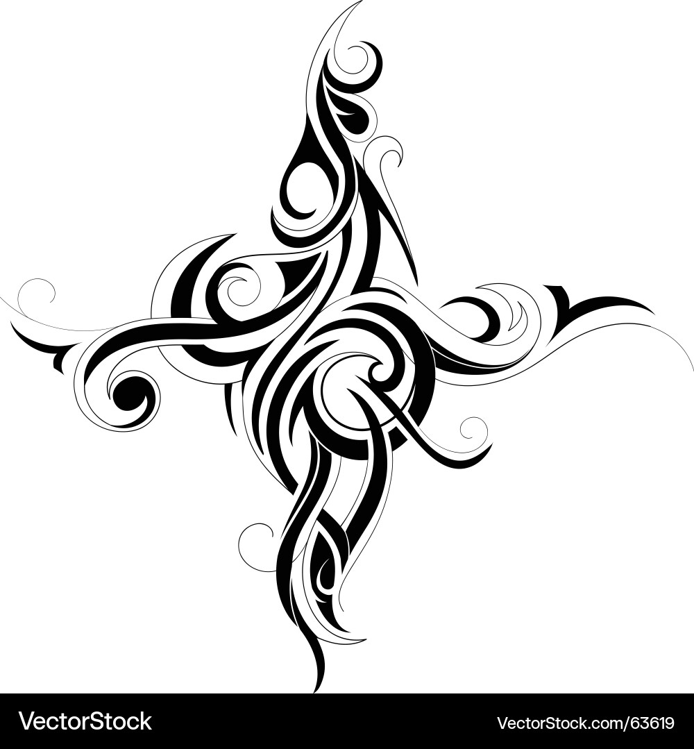 Intricate Swirl Pattern Vector Image