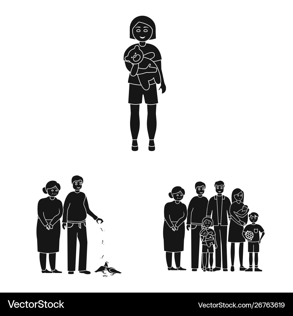 Isolated object face and portrait symbol Isolated object face and portrait symbol vector image