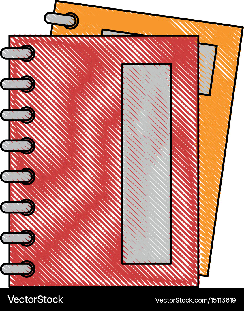 Notebook icon image vector image