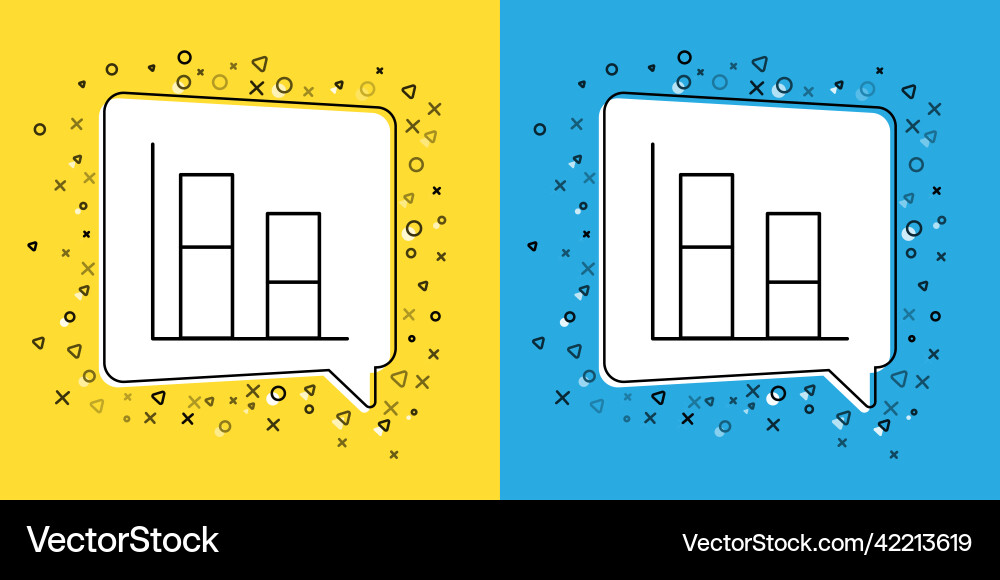 Set line graph schedule chart diagram Set line graph schedule chart diagram vector image
