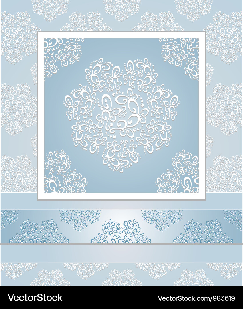 Set seamless patterns lace Vector Image