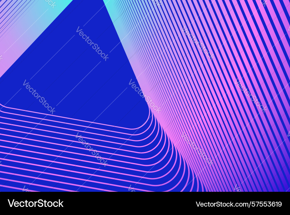 Triangle concentric line ripple pattern tech vector image