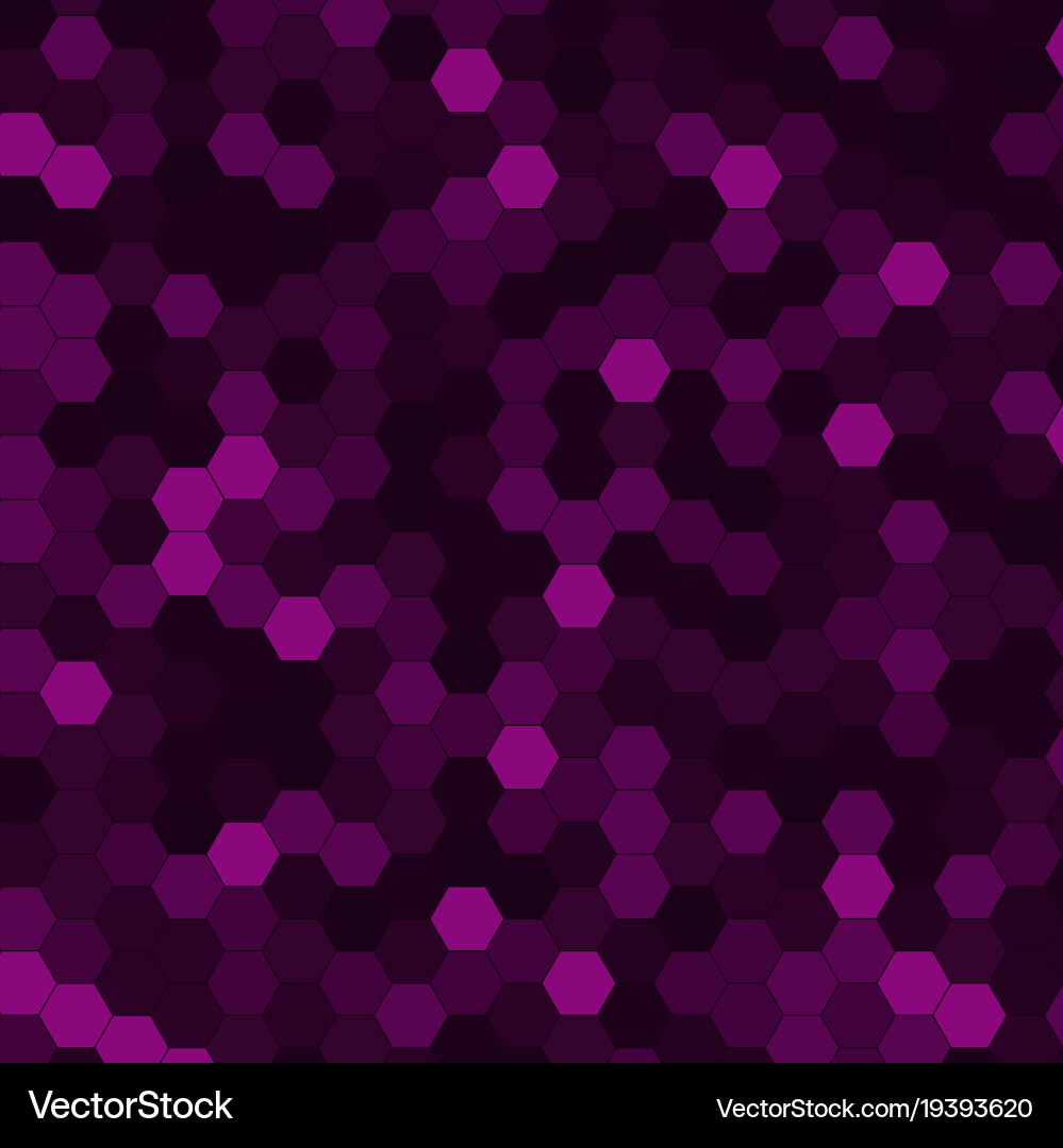 Abstract background of multicolored hexagon Vector Image