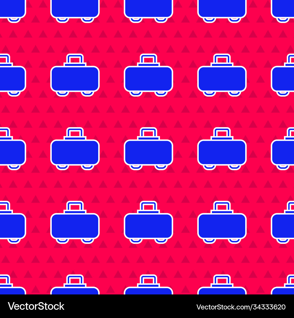 Blue weapon case for storing and transporting Blue weapon case for storing and transporting Vector Image