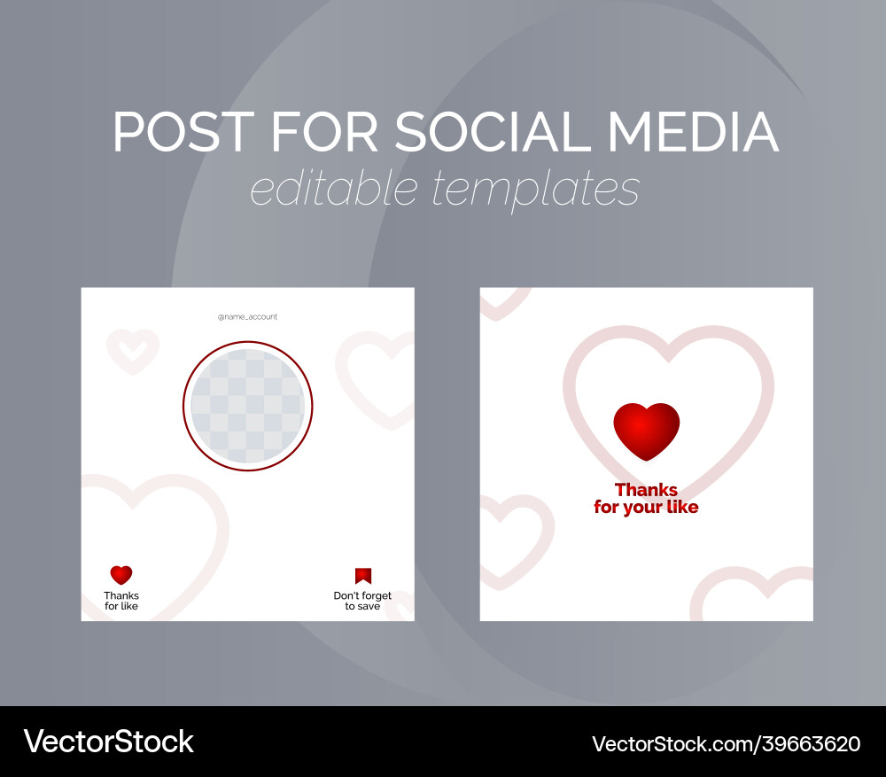 Final slide for a carousel post Final slide for a carousel post vector image