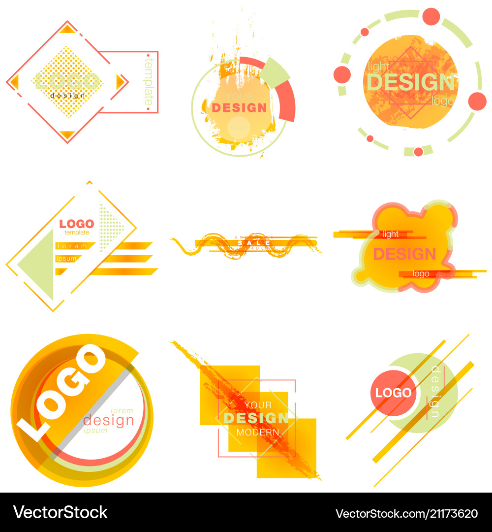 Grunge Texture Patterns Set Vector Image