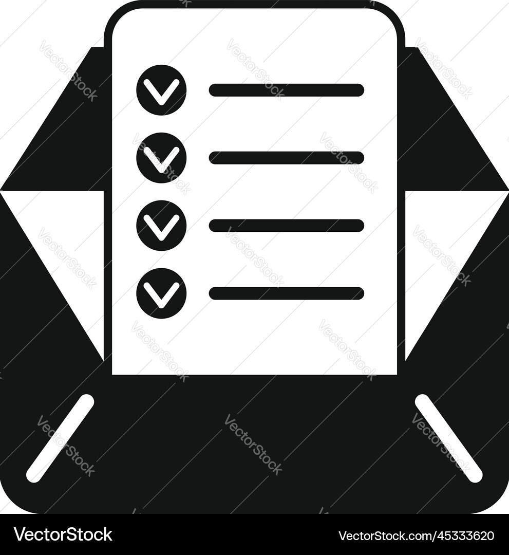 Mail task schedule icon simple event time Mail task schedule icon simple event time vector image