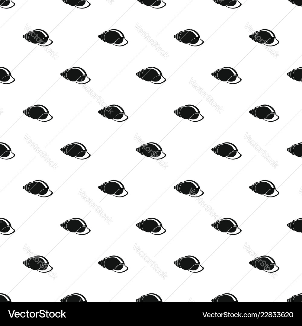 Small shell pattern seamless vector image