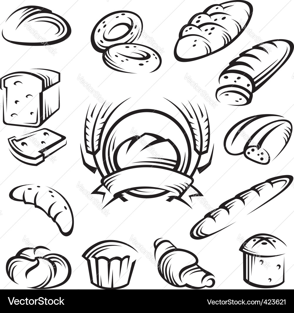 Bread Royalty Free Vector Image - VectorStock