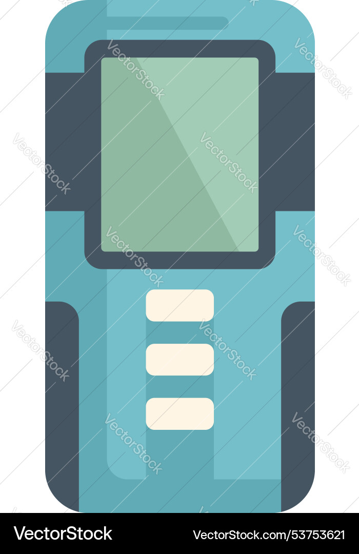 Electronic device showing blank screen for copy Electronic device showing blank screen for copy vector image