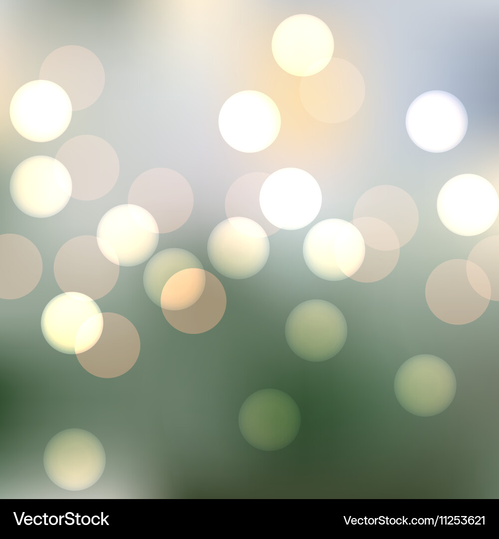 Sparkling bokeh vector image