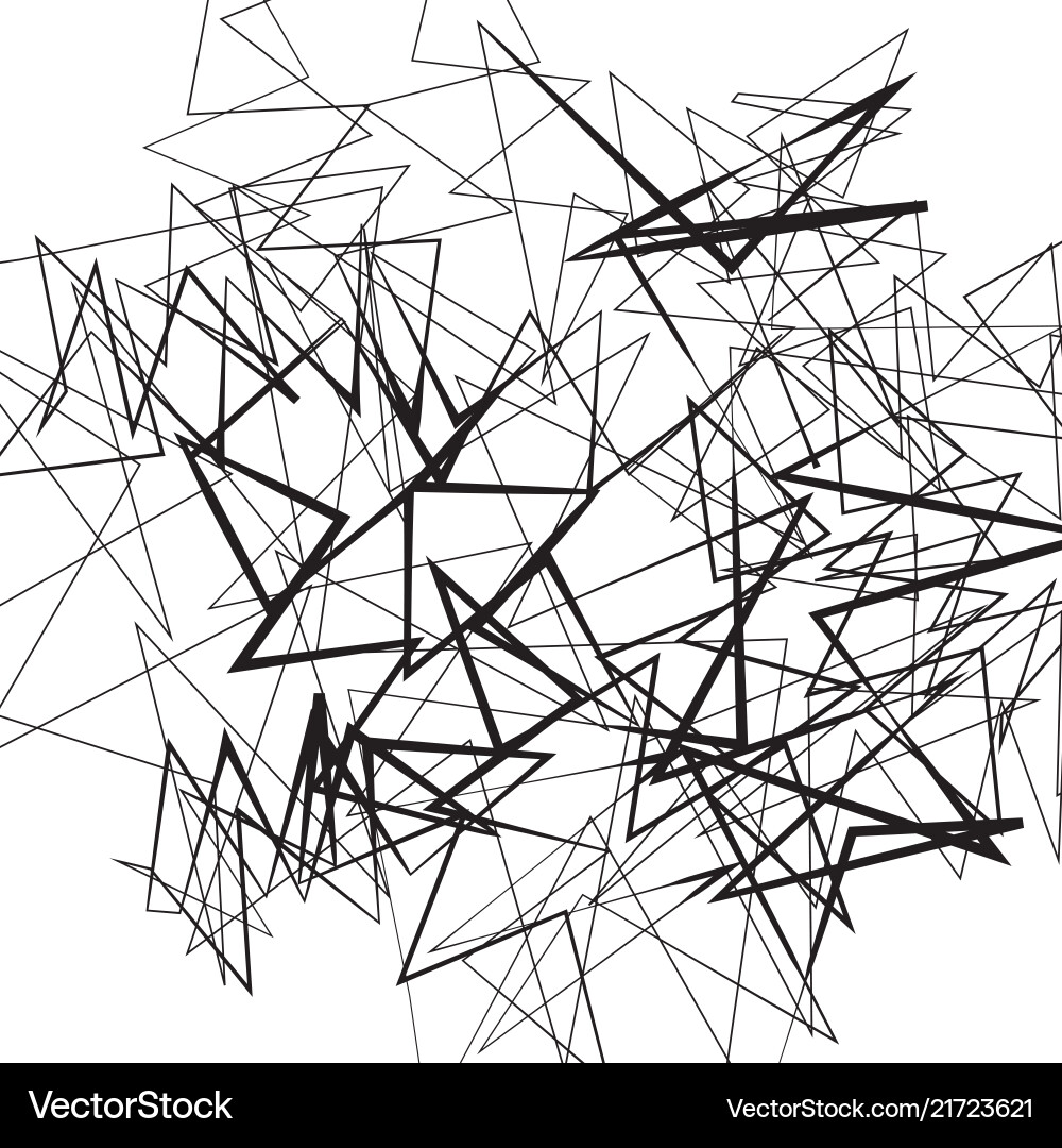 Vector Asymmetrical Rays Tangled asymmetrical Royalty Free Vector Image