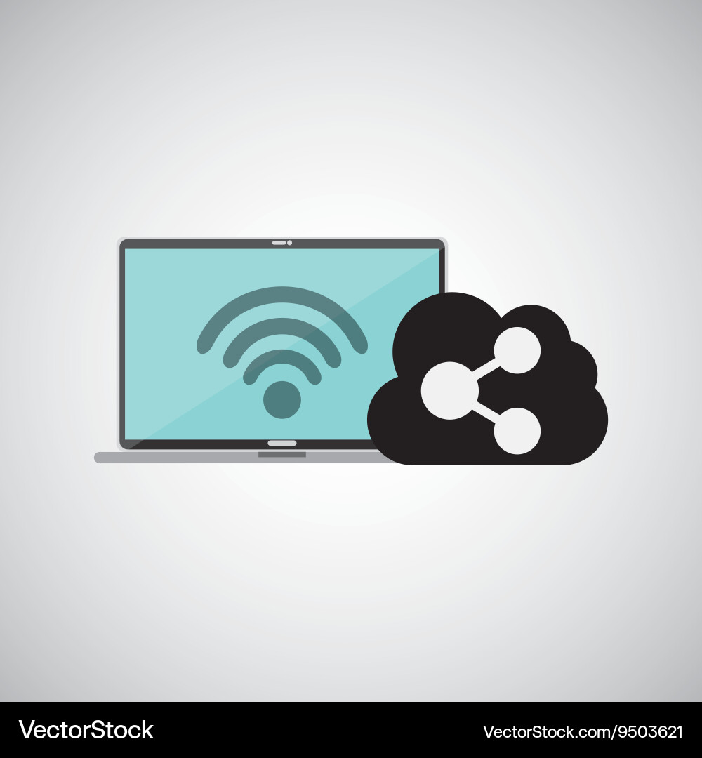 Wifi connection design Vector Image