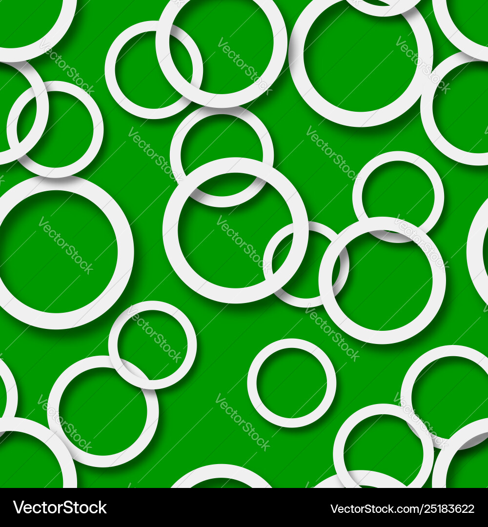 Abstract seamless pattern rings with shadows Abstract seamless pattern rings with shadows vector image
