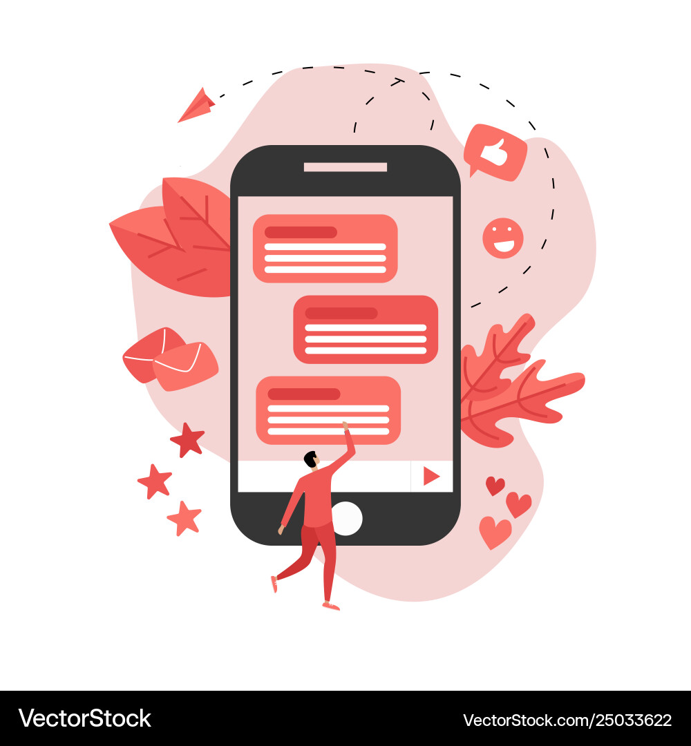 Chatbot Business Konzept Chatbot Business Konzept Vektorbild