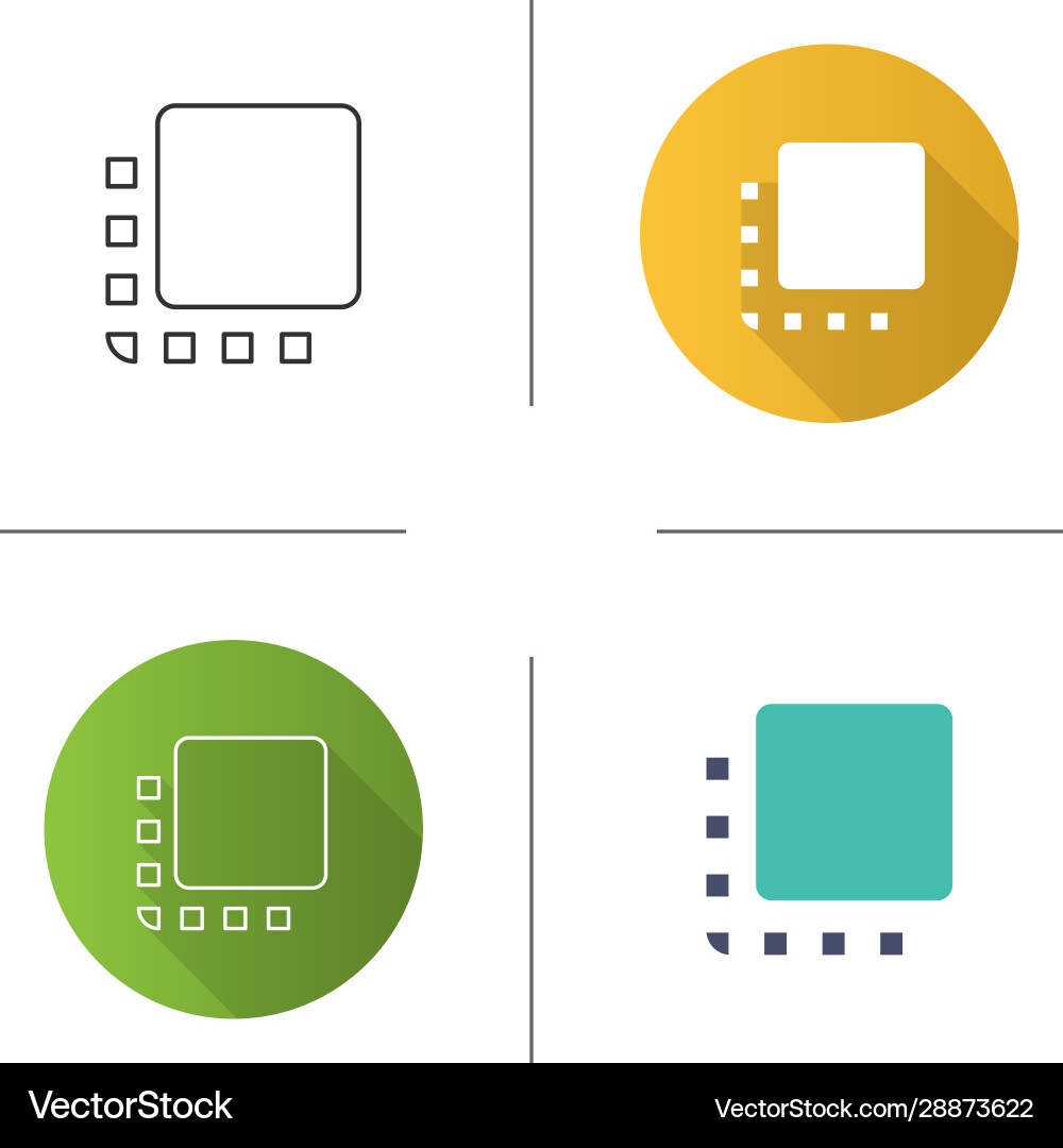 Flip to front button icon vector image