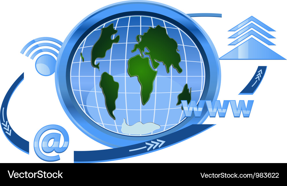 Global network vector image