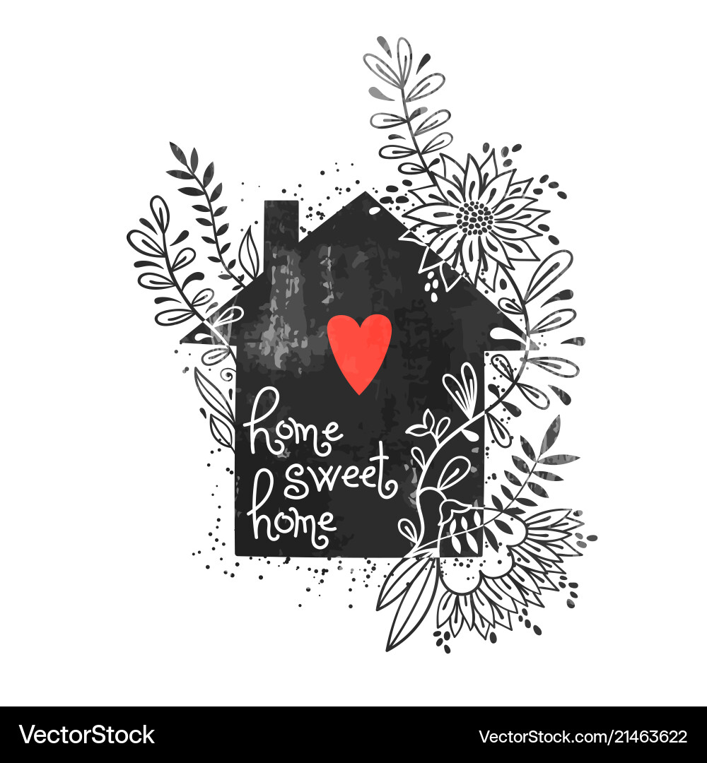 Hand drawn typography poster Royalty Free Vector Image