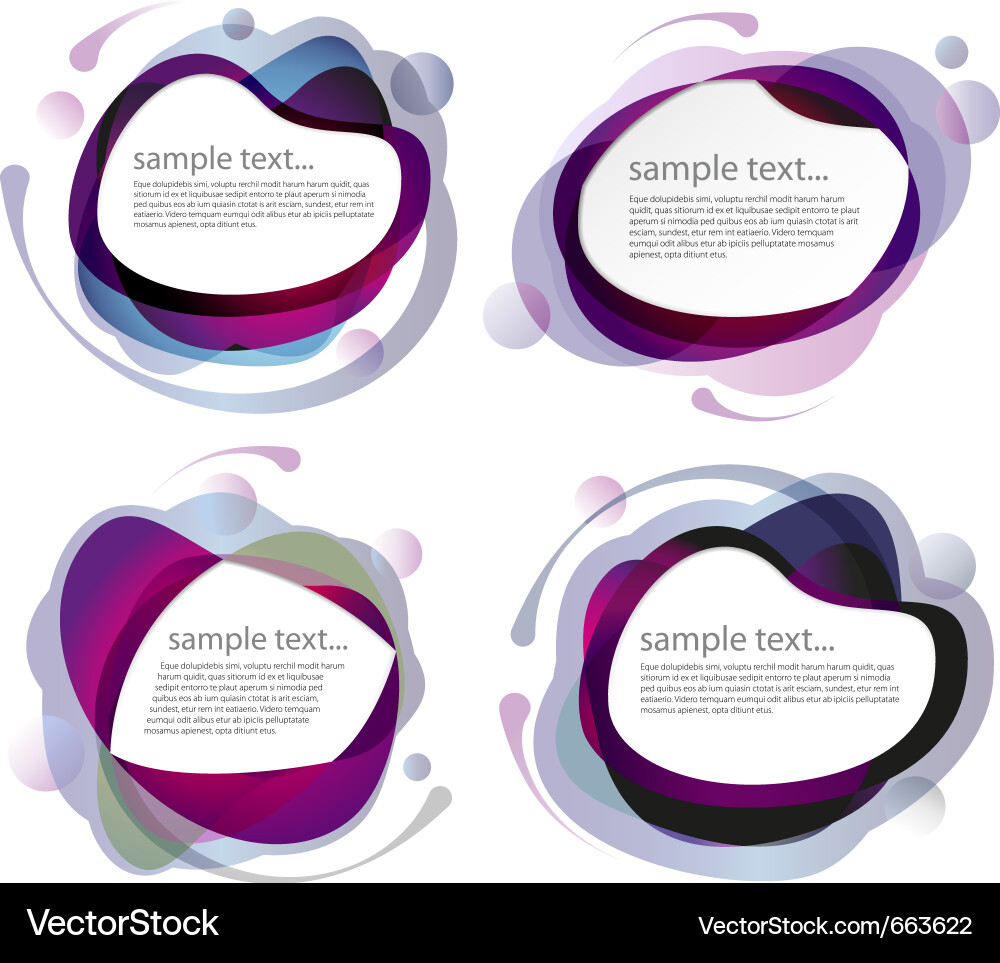 Modern Text Overlay Background vector image