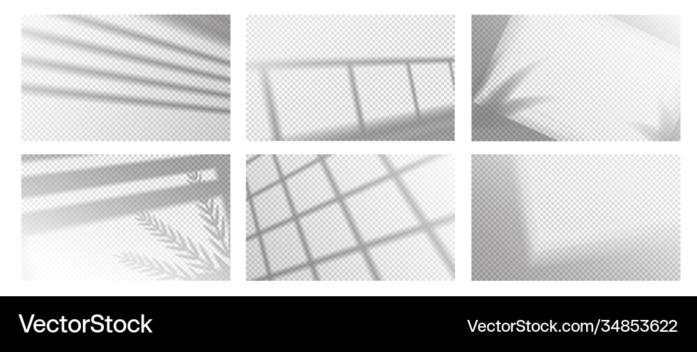 Shadow Window Patterns vector image