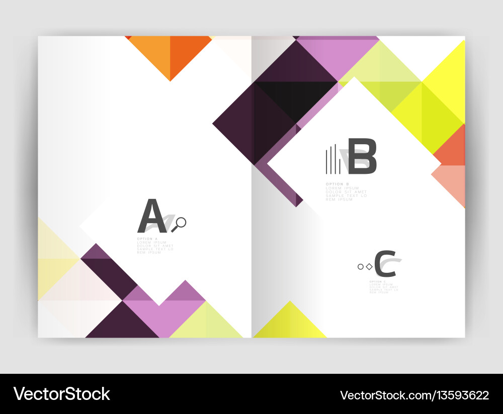Square minimalistic abstract background Square minimalistic abstract background vector image