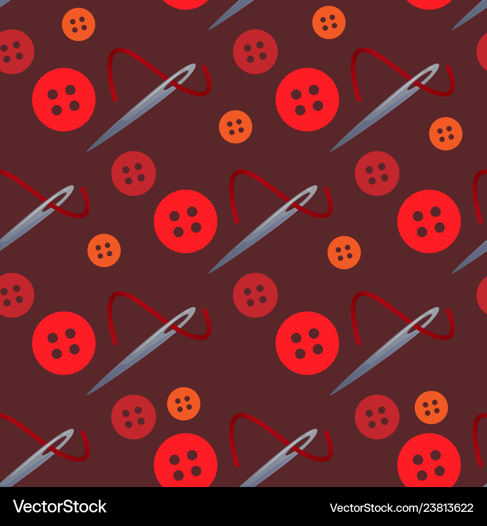 Tailoring seamless pattern Tailoring seamless pattern vector image