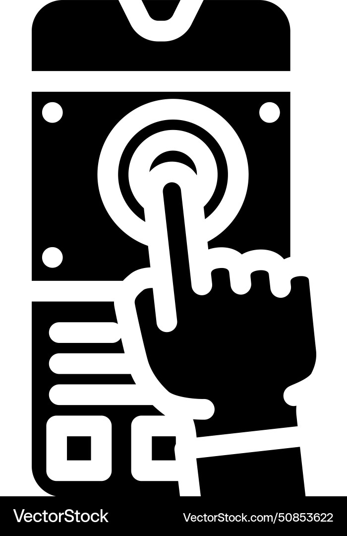 User testing ux ui design glyph icon Vector Image
