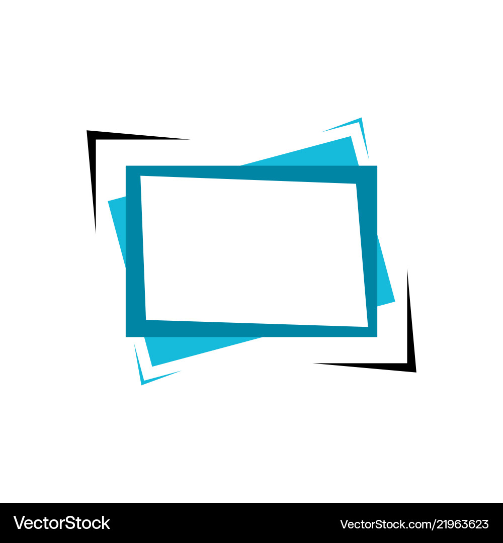 Bright frame for text or banner web design – Royalty-Free Vector |  VectorStock, image size:1000x1080