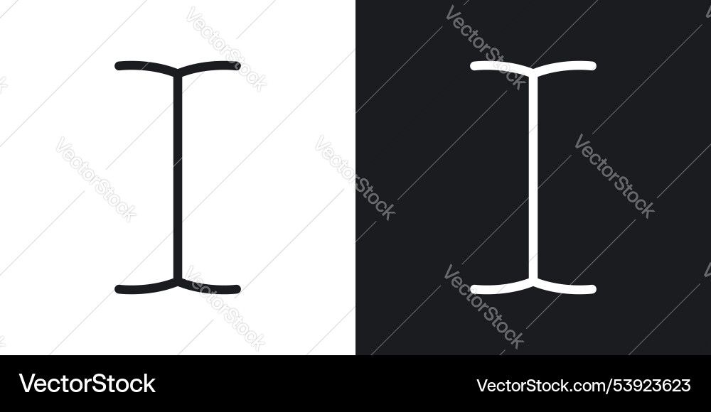 Cursor text icon Cursor text icon vector image