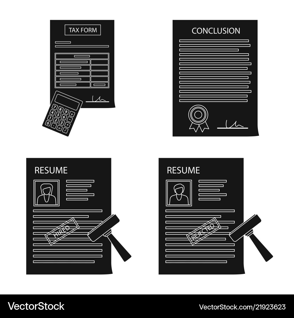 Design of form and document sign Design of form and document sign vector image