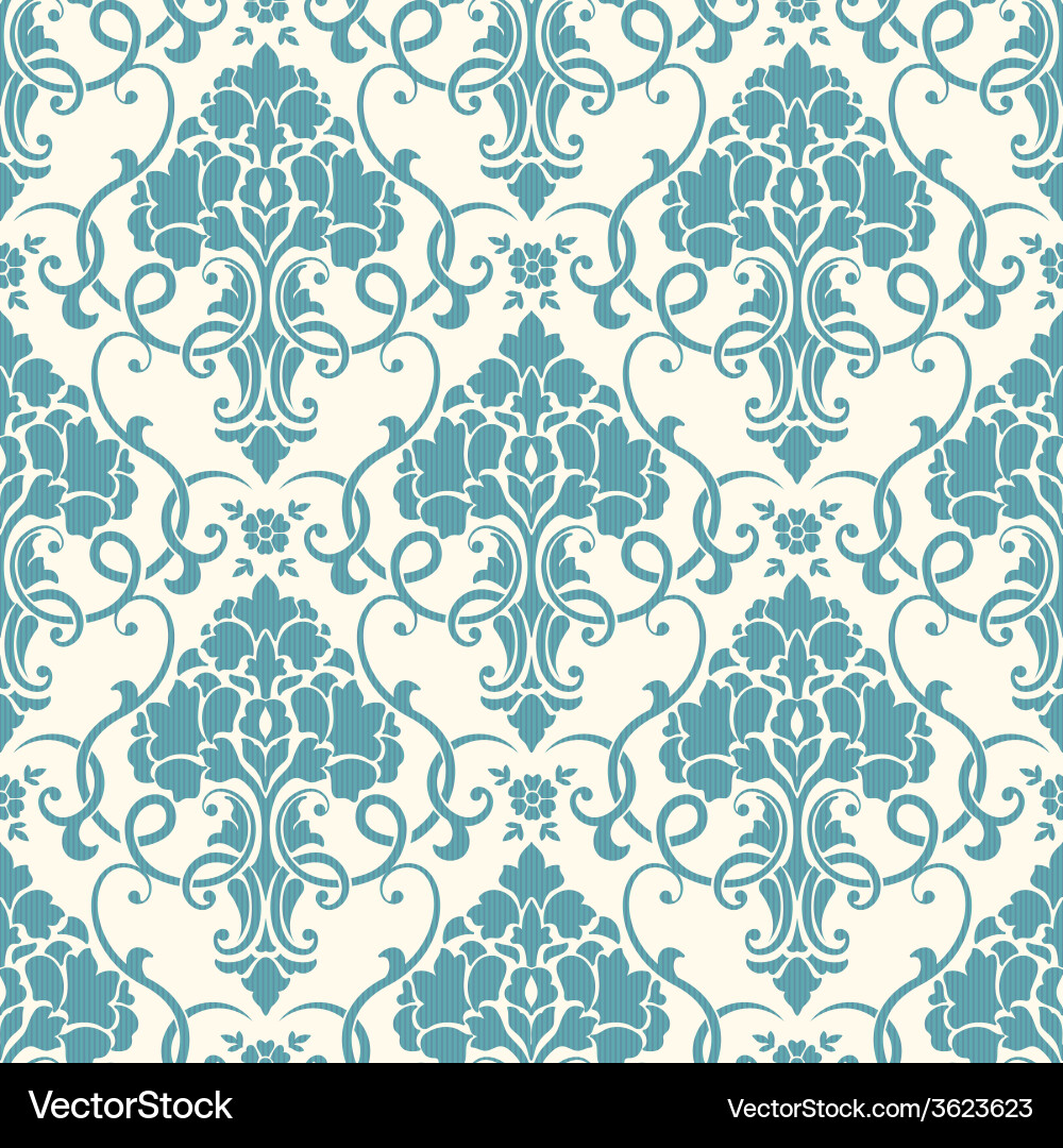 Elegant Damask Pattern Vector Image