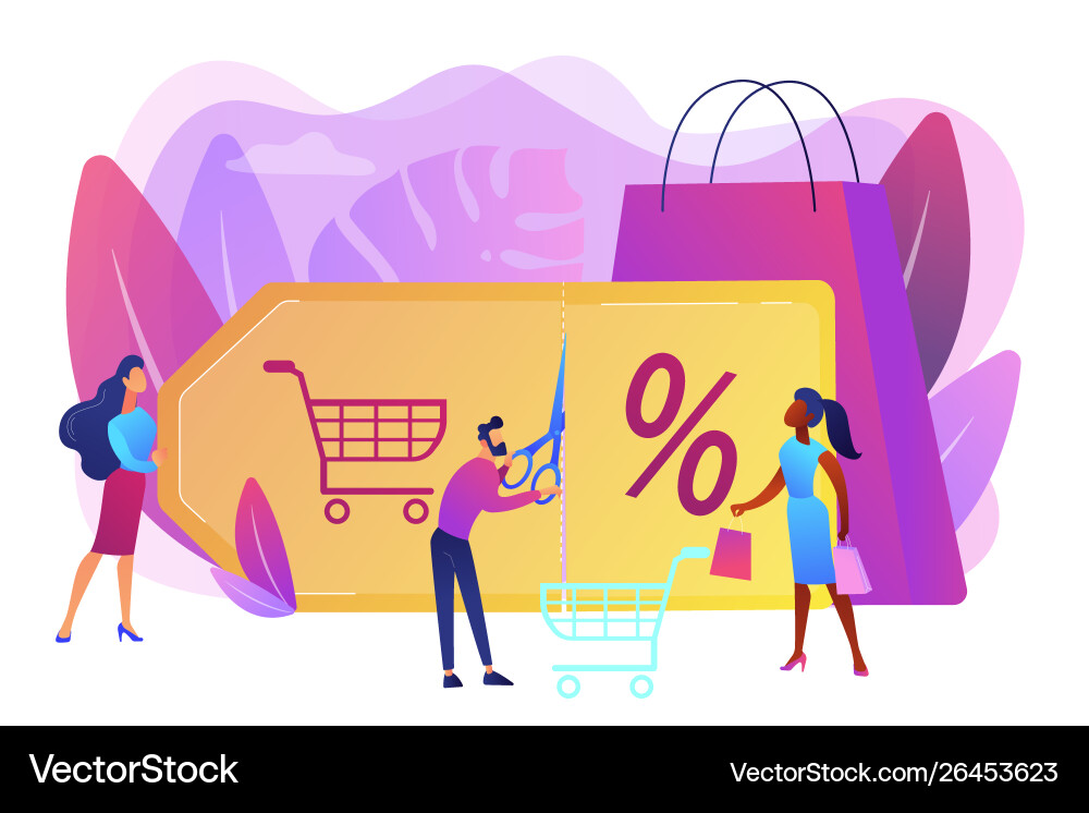 Markdown Program Sale vector image