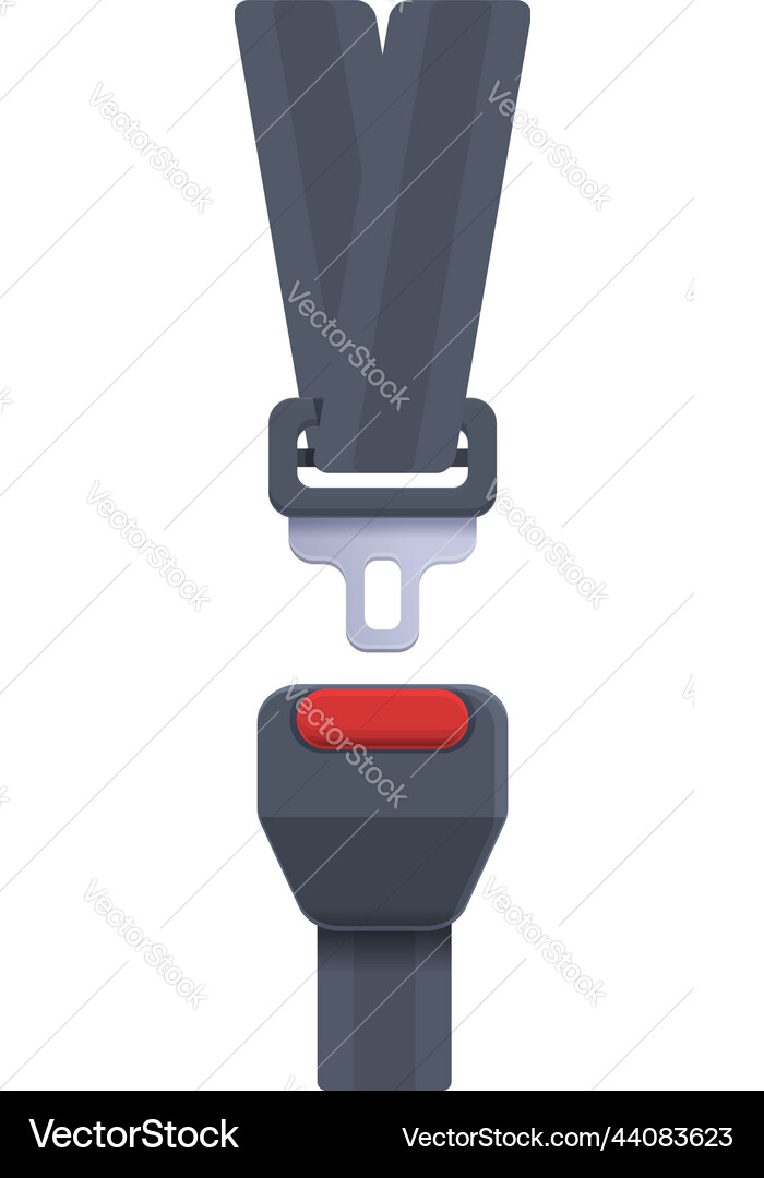 Reisegürtel Ikone Cartoon Autositz Reisegürtel Ikone Cartoon Autositz vektorbild
