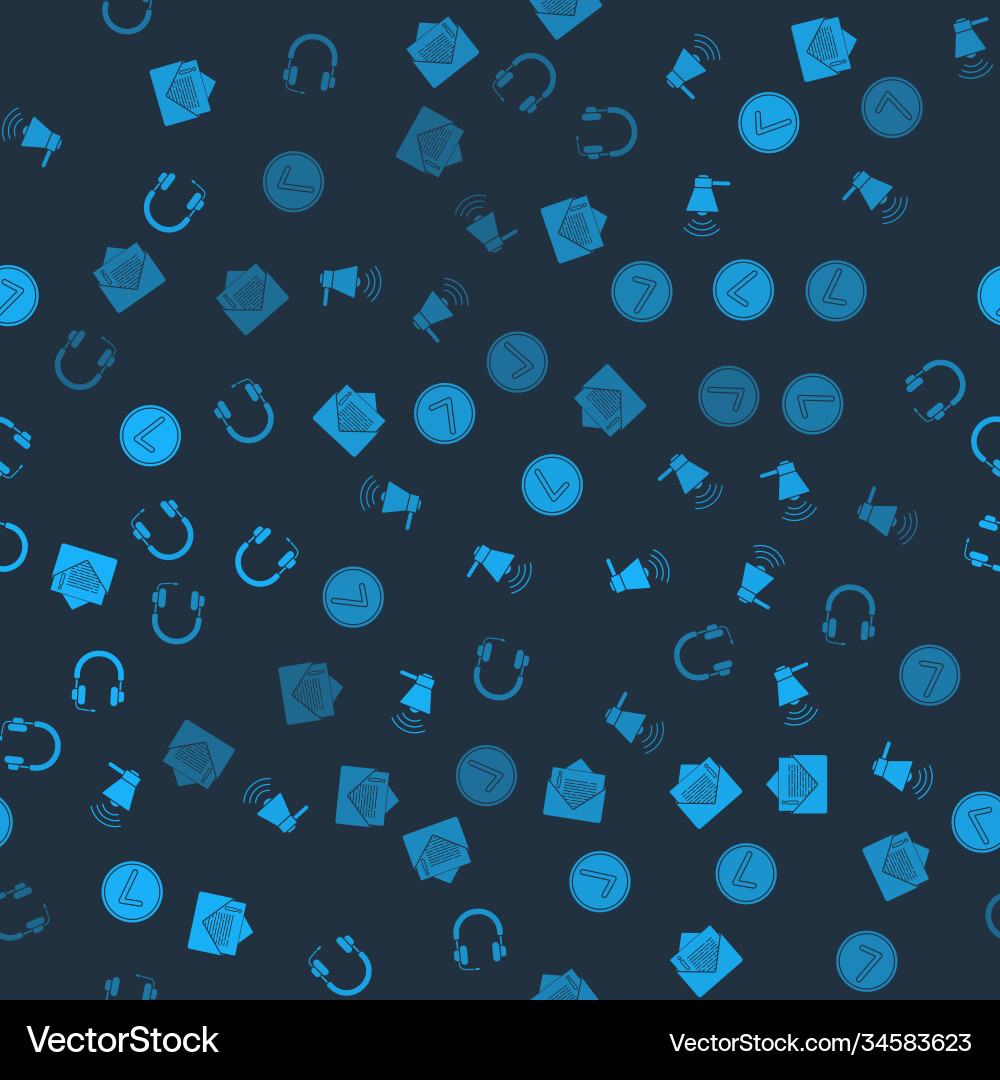 Set envelope megaphone check mark in circle Set envelope megaphone check mark in circle Vector Image