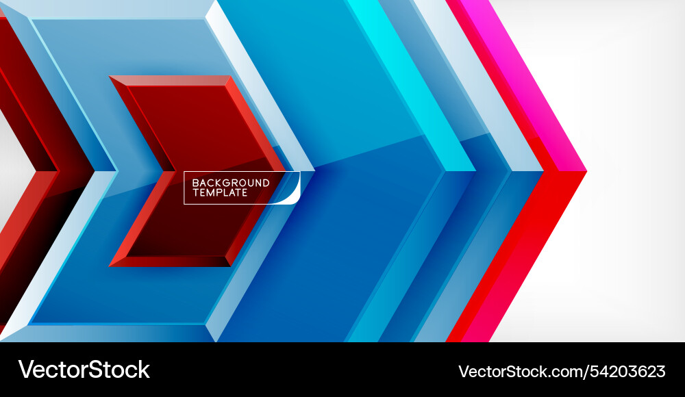 Technology dynamic arrow geometric background Technology dynamic arrow geometric background Vector Image