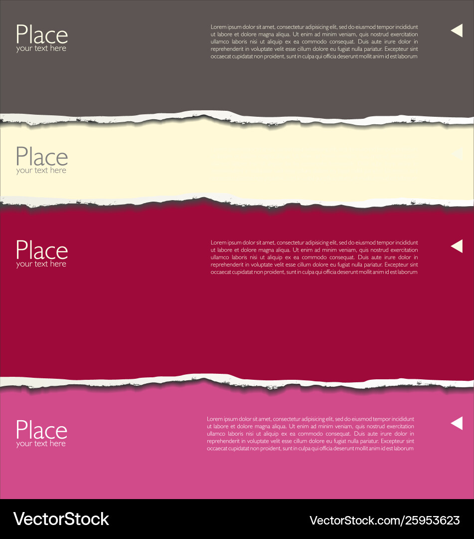 Torn Paper Background - Text Space vector image