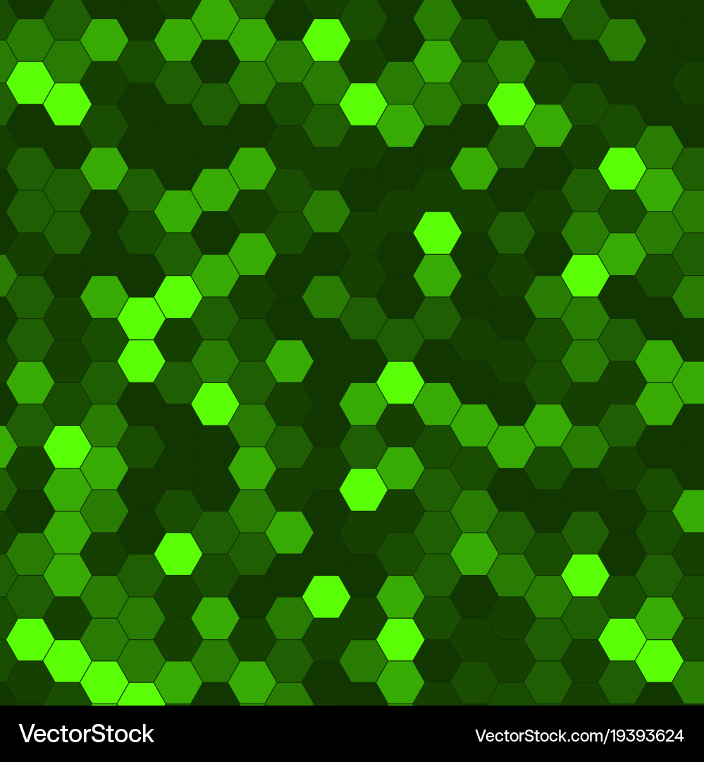 Abstract background of multicolored hexagon Vector Image