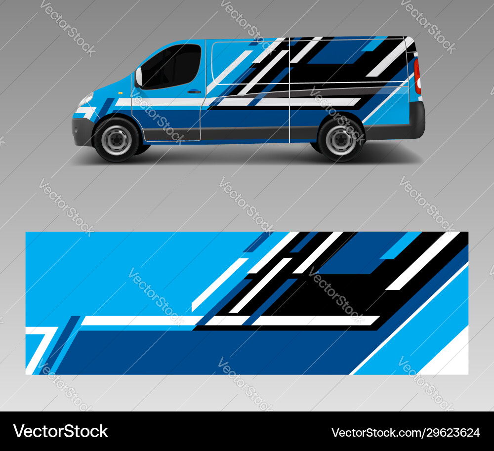Abstract Stripe Vehicle Graphics vector image