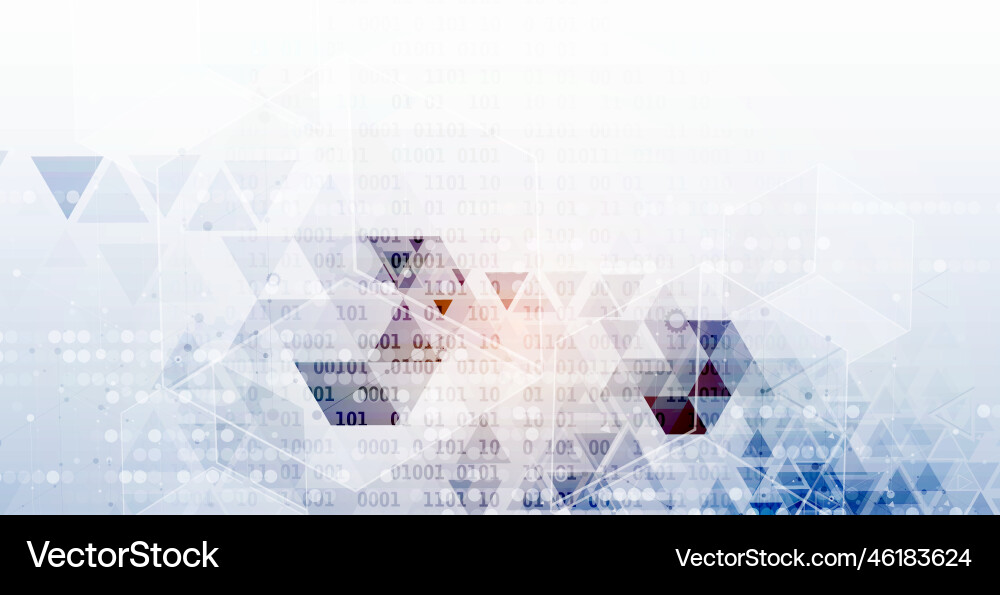 Artificial intelligence technology web background Artificial intelligence technology web background vector image