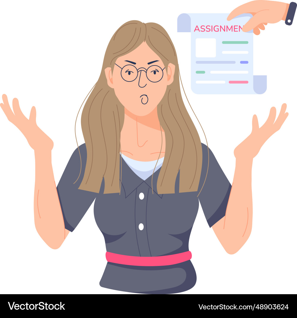 Assignment Vector Image