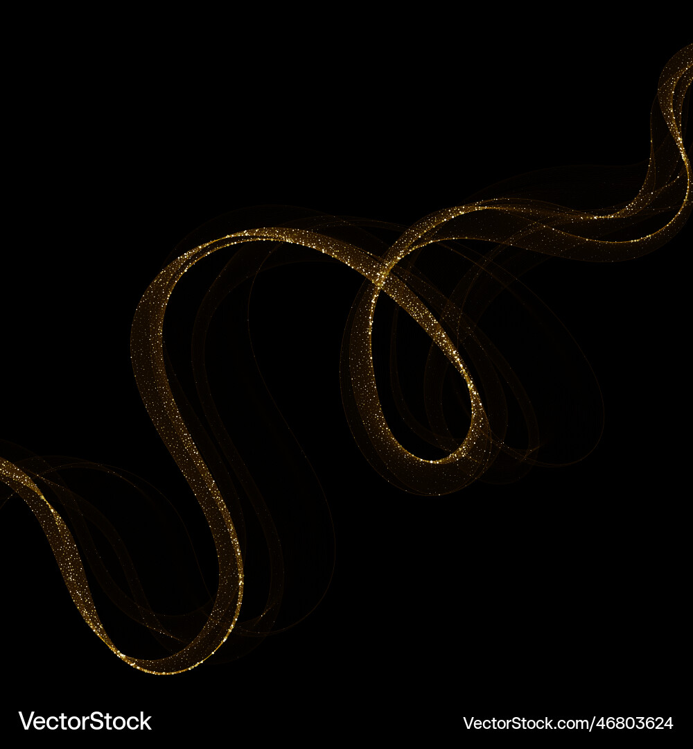 Golden wave pattern abstract Golden wave pattern abstract vector image