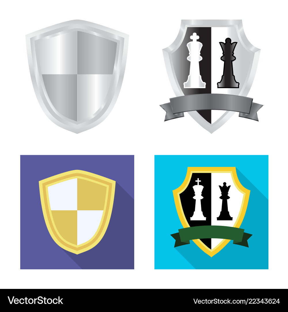Isolated object of emblem and badge icon vector image