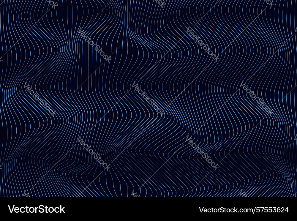 Line wave pattern striped abstract background vector image