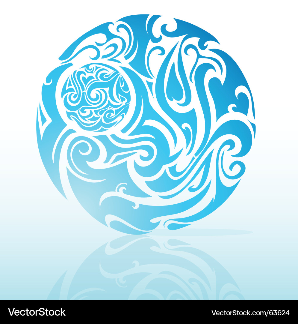 Lunar Swirl vector image