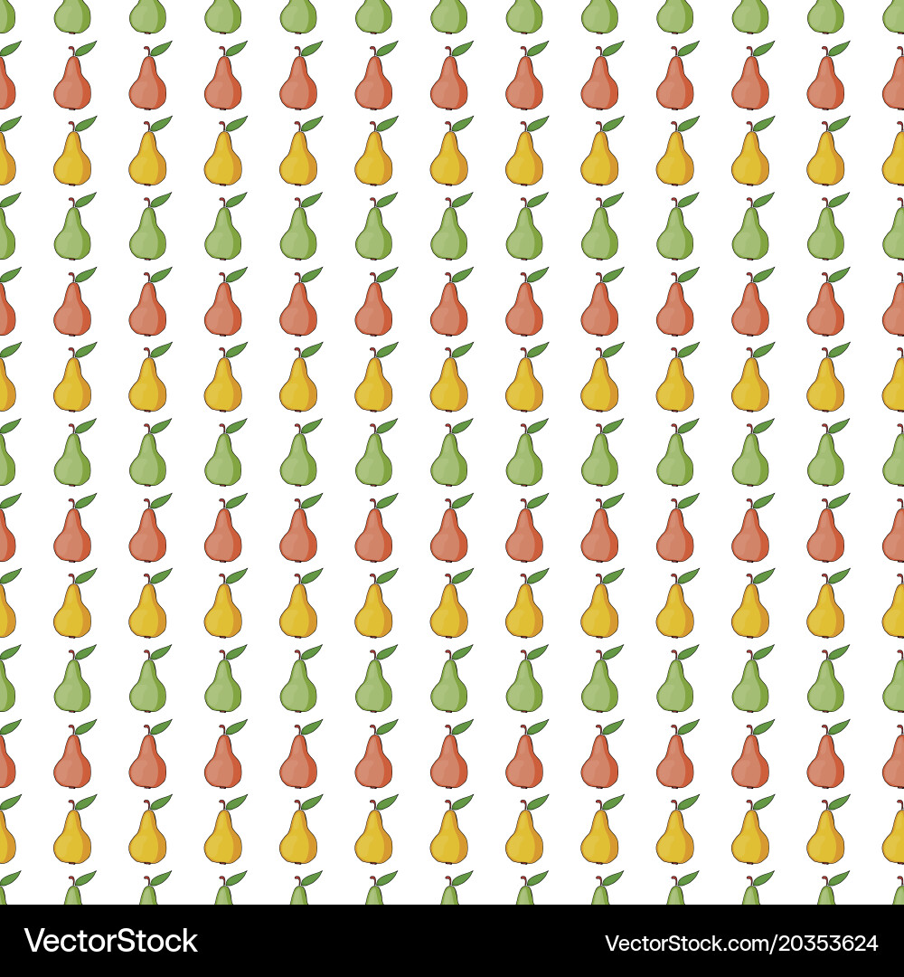 Seamless pattern background with red yellow vector image