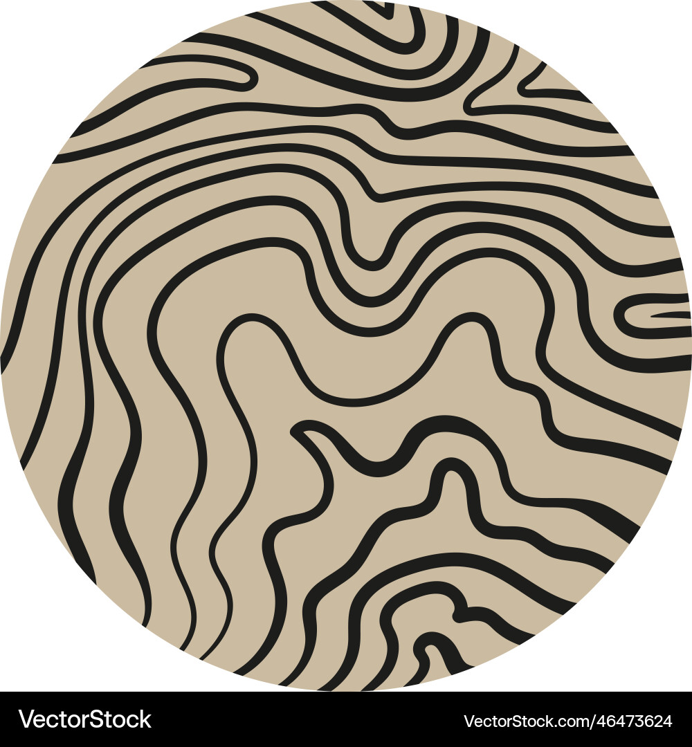 Set of round abstract shapes backgrounds vector image