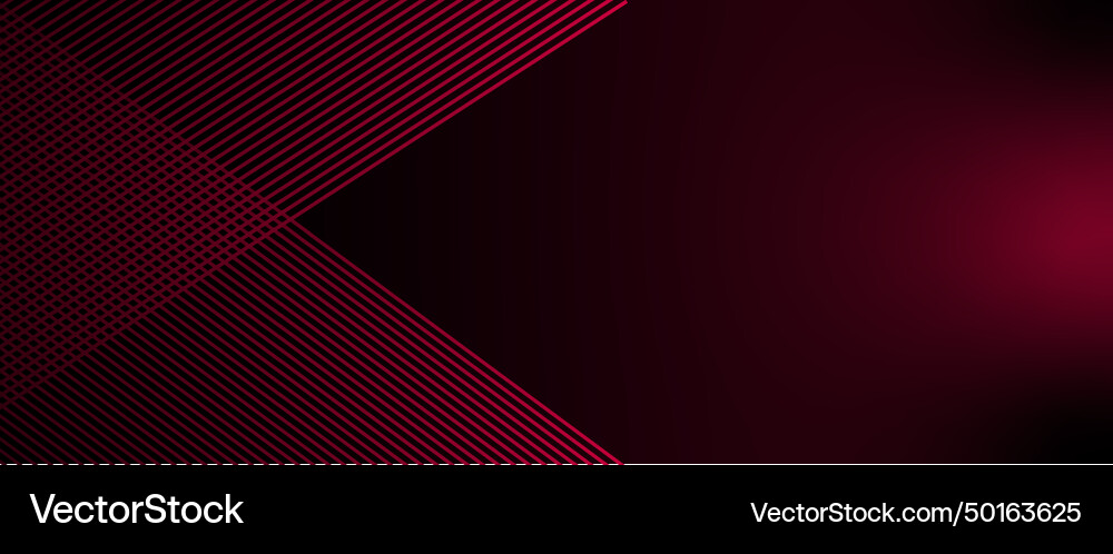 3d glowing red techno abstract background overlap vector image
