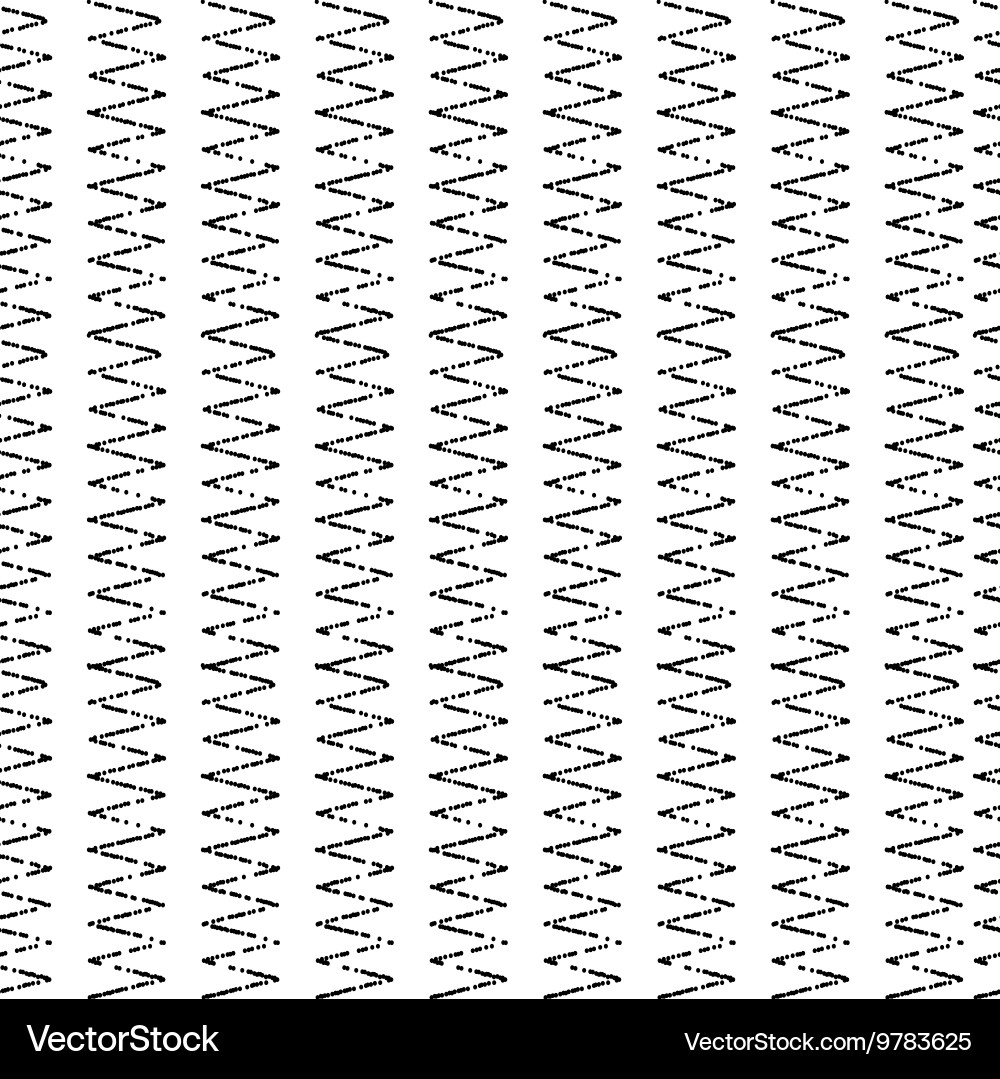 Black Chevron Zigzag Pattern vector image